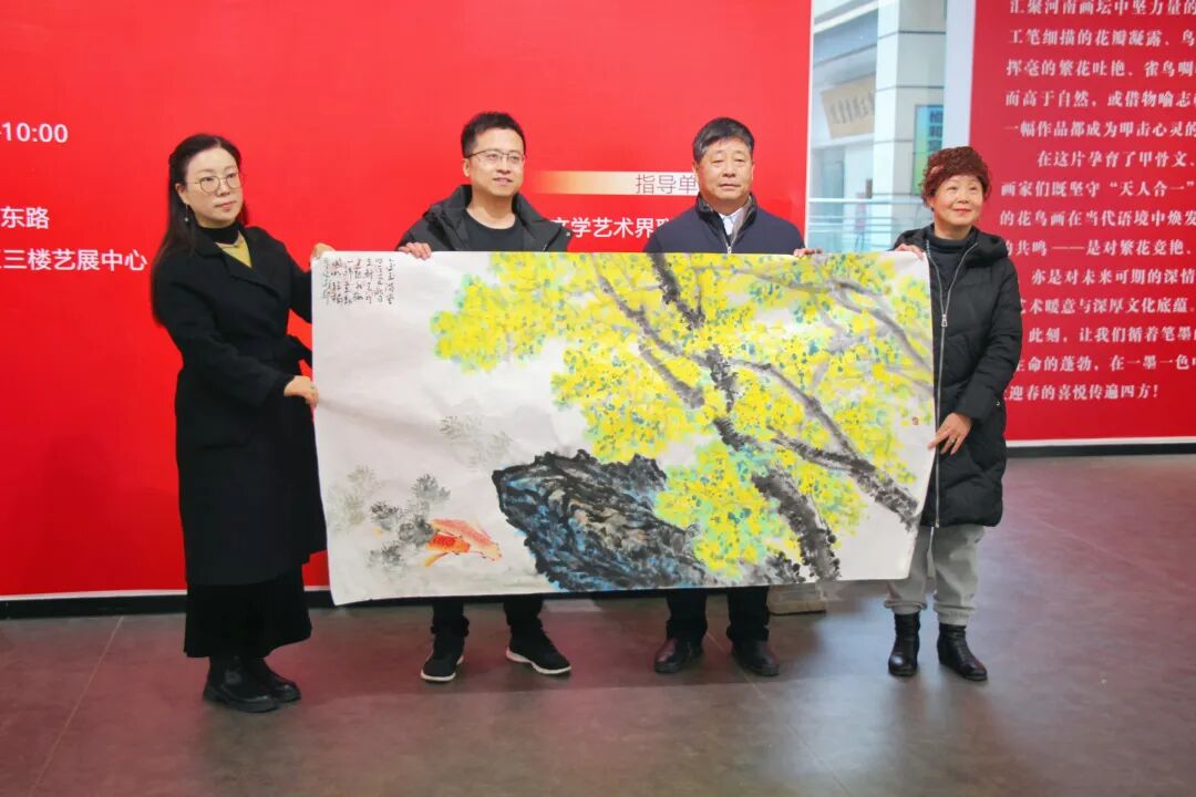 百花迎春—河南省花鸟画精品展开幕(图8)